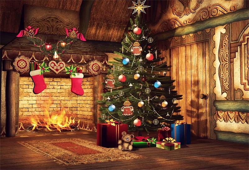 Phòng trang trí Merry Christmas với background gỗ sồi đem lại sự ấm áp và trang trọng cho không gian của bạn. Cùng những sản phẩm trang trí tinh tế, bạn sẽ có một ngày Giáng Sinh ấm áp và đáng nhớ tại đây.