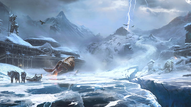 God of War Ragnarök Background 2022, HD wallpaper