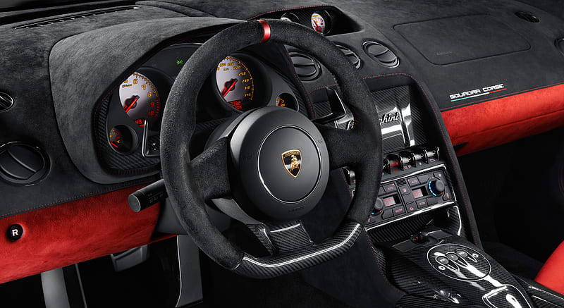 2014 Lamborghini Gallardo LP 570-4 Squadra Corse - Interior , car, HD wallpaper