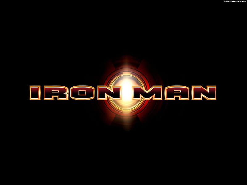 iron man, man, iron, title, logo, HD wallpaper