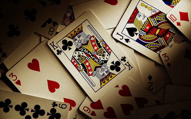 king of clubs, poker, playing cards, poker concepts, casino concepts, background with playing cards, poker background, HD wallpaper