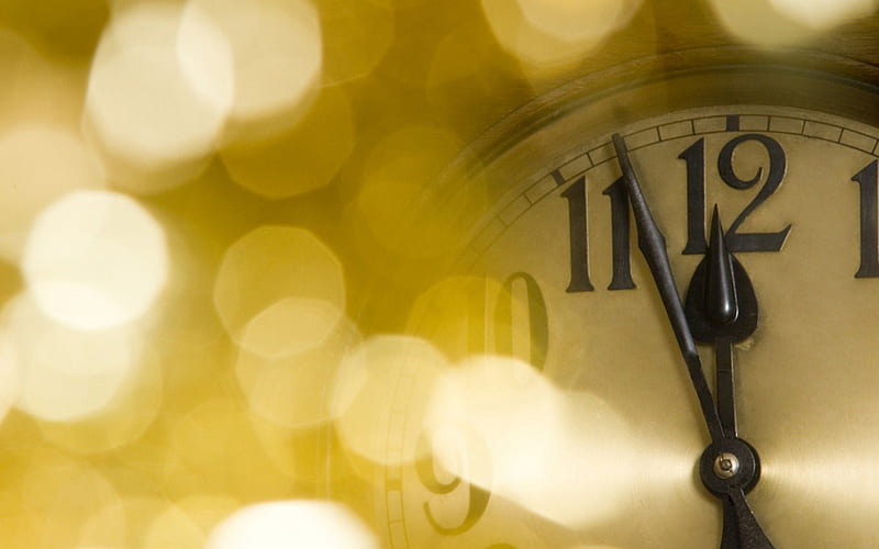 New Years Eve Clock, new years day, midnight, new years eve, HD wallpaper