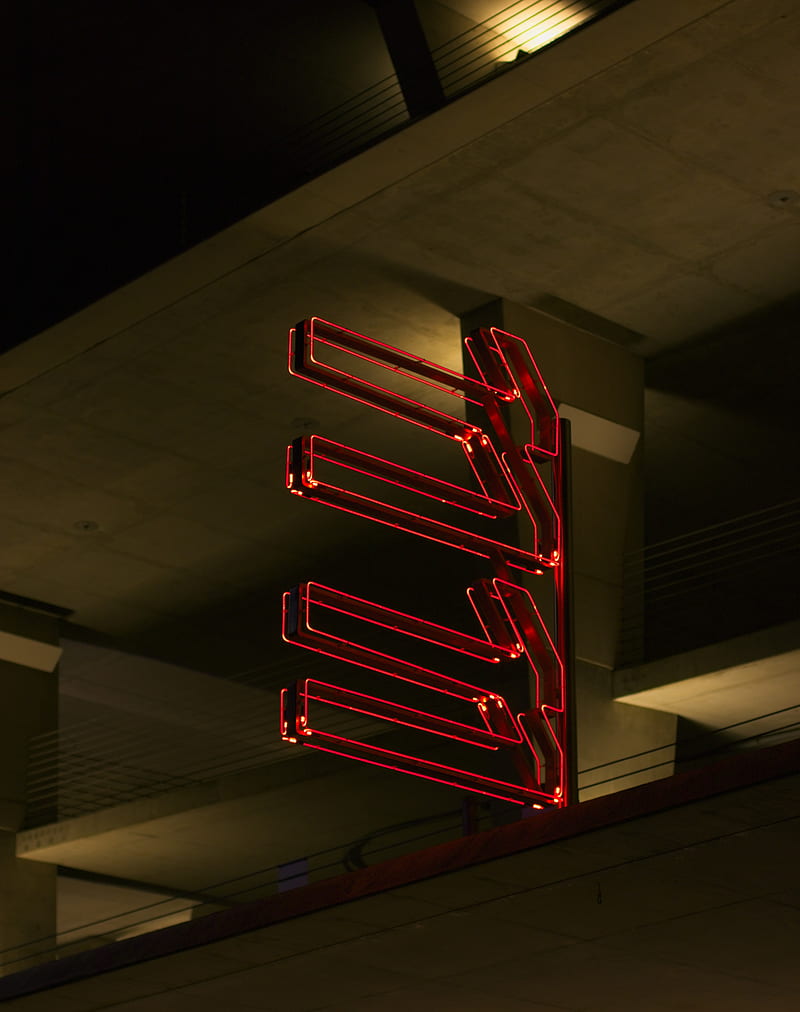 neon, signboard, light, lamps, red, HD phone wallpaper