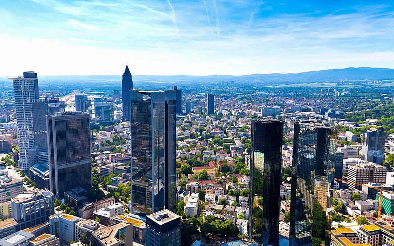 Frankfurt am Main Germany-Urban Landscape, HD wallpaper