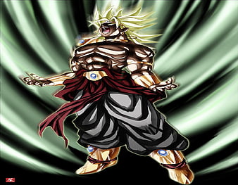 2d artwork of goku super saiyan with blonde hair