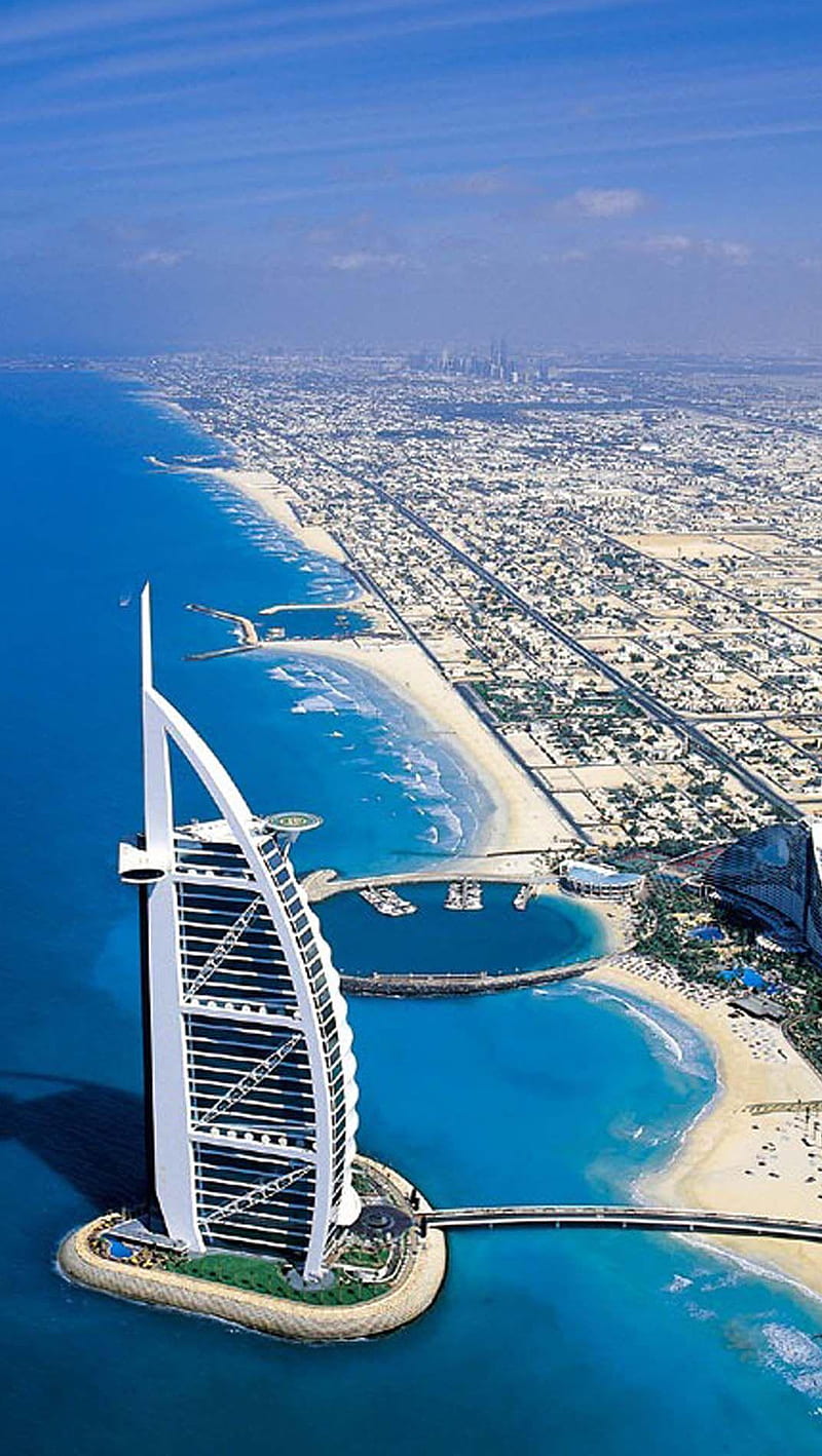 Burj Al Arab 3d art, Dubai, UAE, travel concepts, HD wallpaper | Peakpx