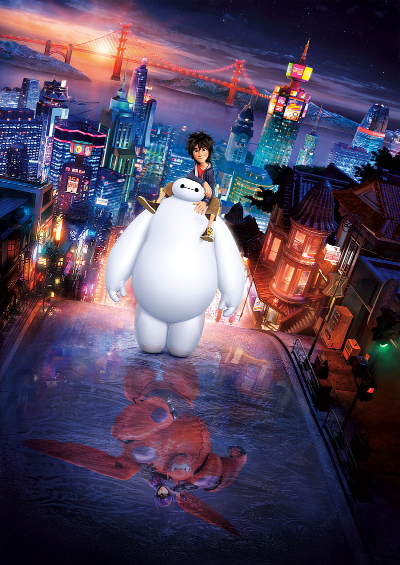 Big hero 6, animacion, disney pixar, HD phone wallpaper