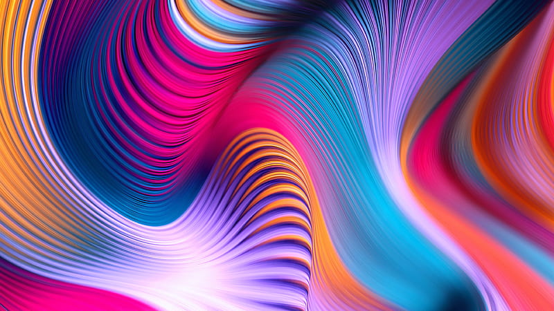 Colorful Movements Of Abstract Art , abstract, digital-art, colorful, artist, artwork, behance, HD wallpaper