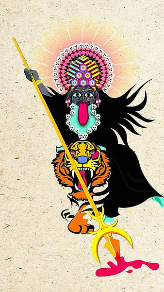 pencil colour drawing maa durga Images • Ruchi Kumari (@486551971) on  ShareChat