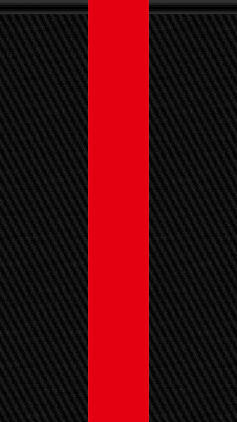 Red Stripe, 929, android, black, gray, iphone, minimalist, simple, HD phone wallpaper