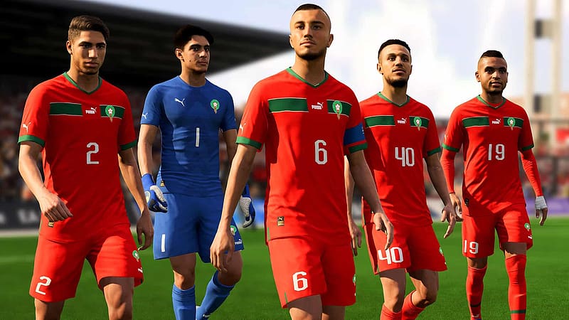 FIFA 23: The official license of Morocco is back with kits and Badge. FifaUltimateTeam.it, Morocco Football, HD wallpaper