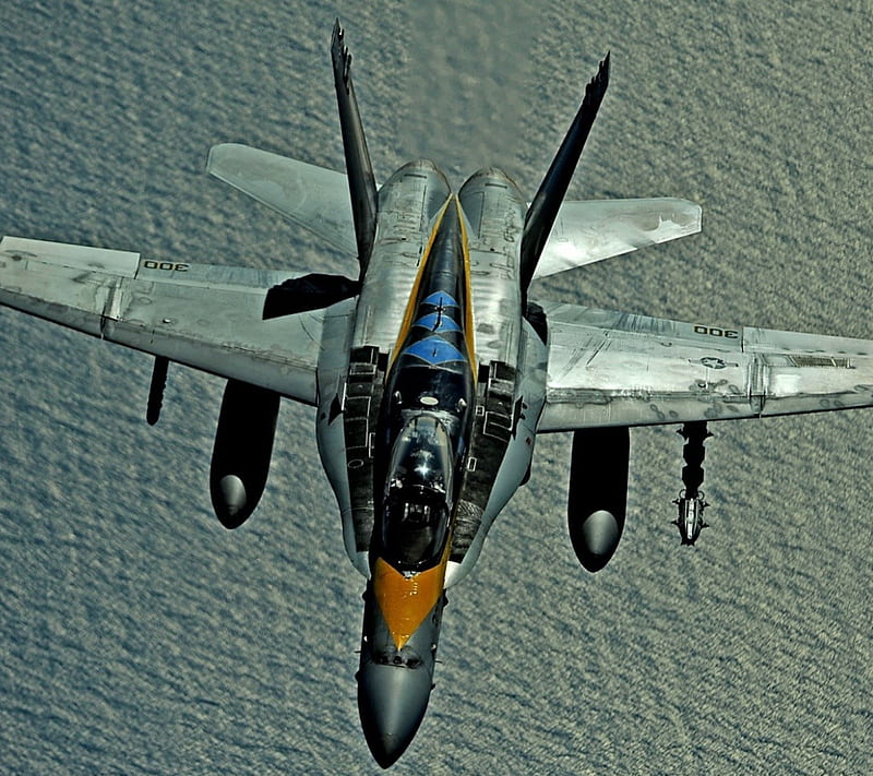 F18 Super Hornet, airplane, fighter, jet, HD wallpaper
