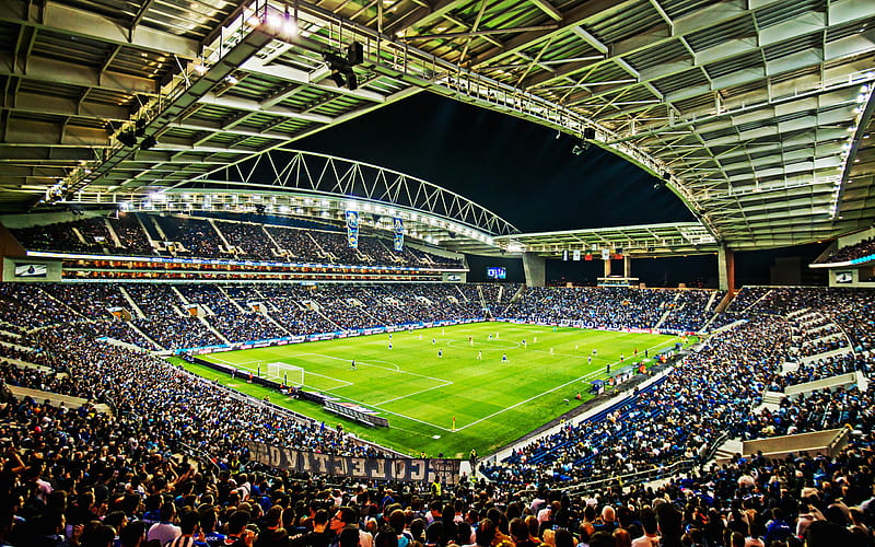 Estadio do Dragao, Dragon Stadium, Porto, Portugal, FC Porto stadium, Portuguese football stadium, HD wallpaper