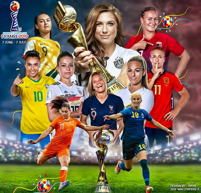 2019 FIFA Women's World Cup, football, soccer, world cup, fifa, women, HD wallpaper