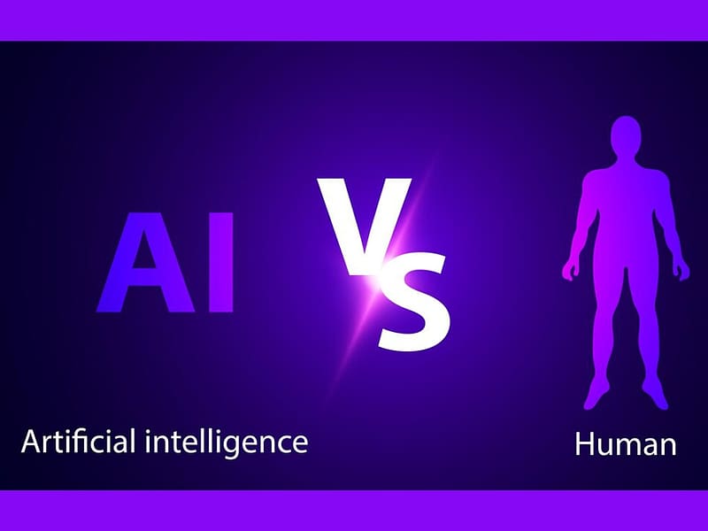 Human vs AI: Crafting Tomorrow's Business, ai versus human intelligence, artificial intelligence and human intelligence, human vs ai, artificial intelligence vs human intelligence, artificail intelligence, HD wallpaper