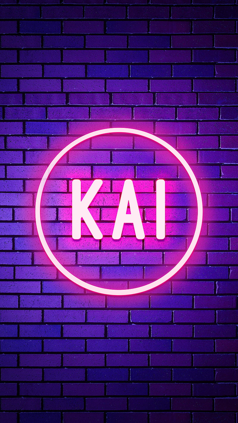 Kai, Name, Neon Kai, Neon light, Neon name, name design, person name, HD phone wallpaper