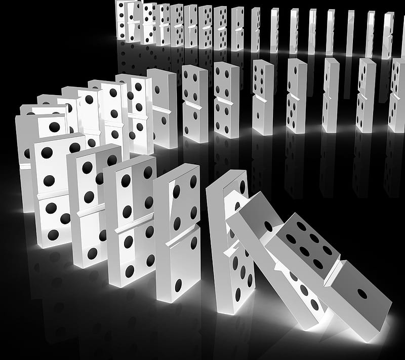Dominos, 3d, domino, dot, HD wallpaper | Peakpx