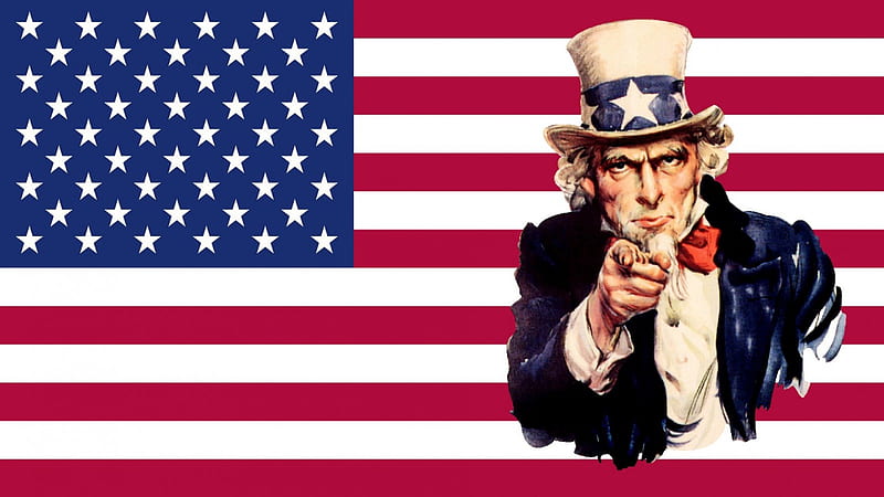 Uncle Sam, sam, usa, uncle sam wants you, patriotism, american patriotism, HD wallpaper