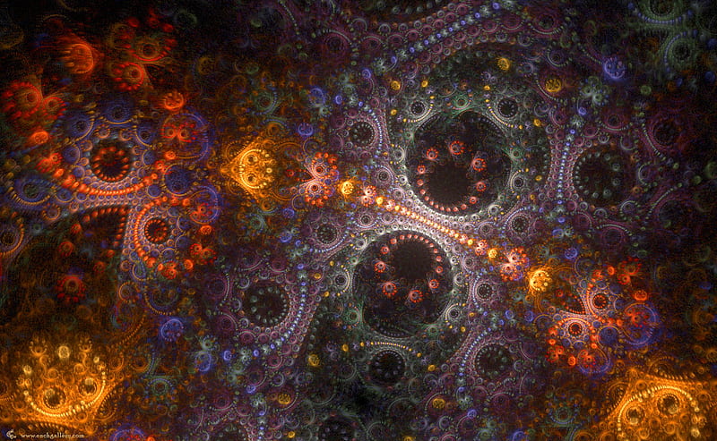 Jewelry Factory, round, pretty, balls, fractal, fractals, colors, fancy, HD wallpaper