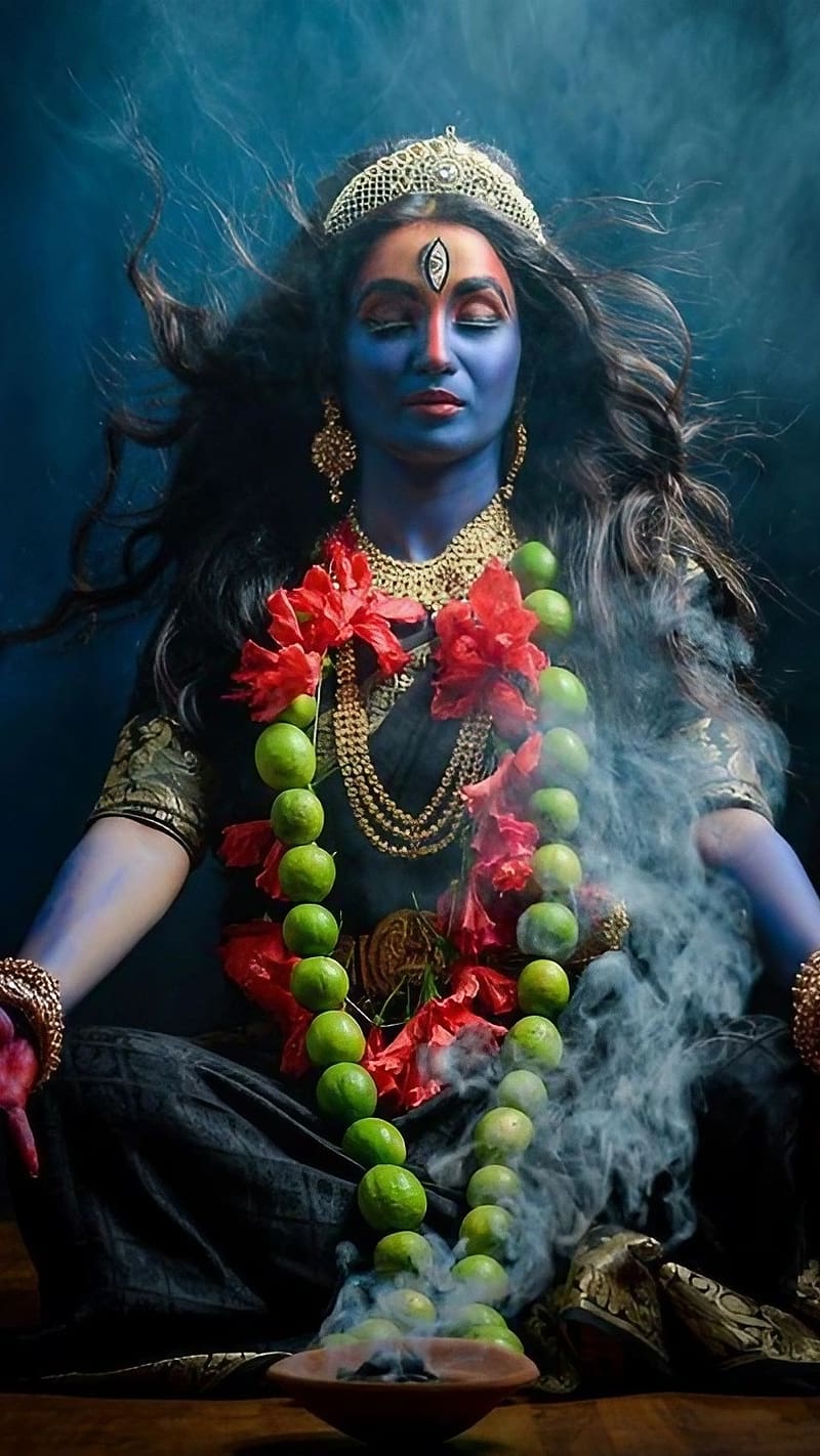 Kali Mata Ka, Meditation, goddess, maa kali, HD phone wallpaper