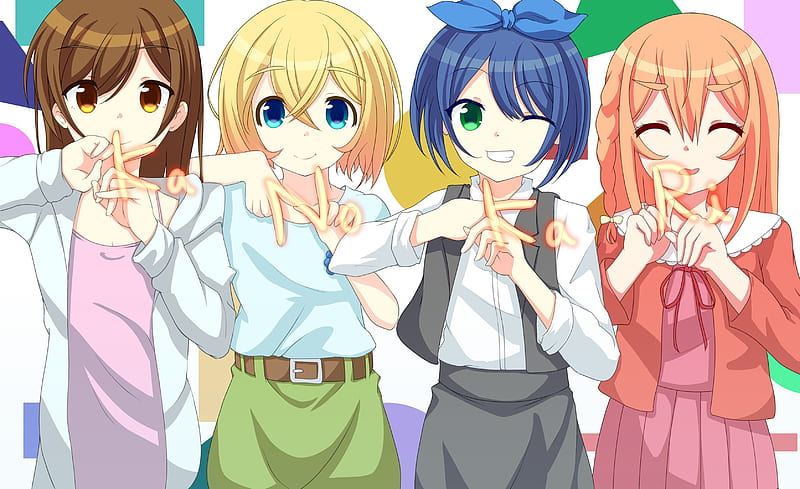 Anime, Rent-A-Girlfriend, Chizuru Ichinose , Kanojo Okarishimasu , Kanokari , Mami Nanami , Ruka Sarashina , Sumi Sakurasawa, HD wallpaper