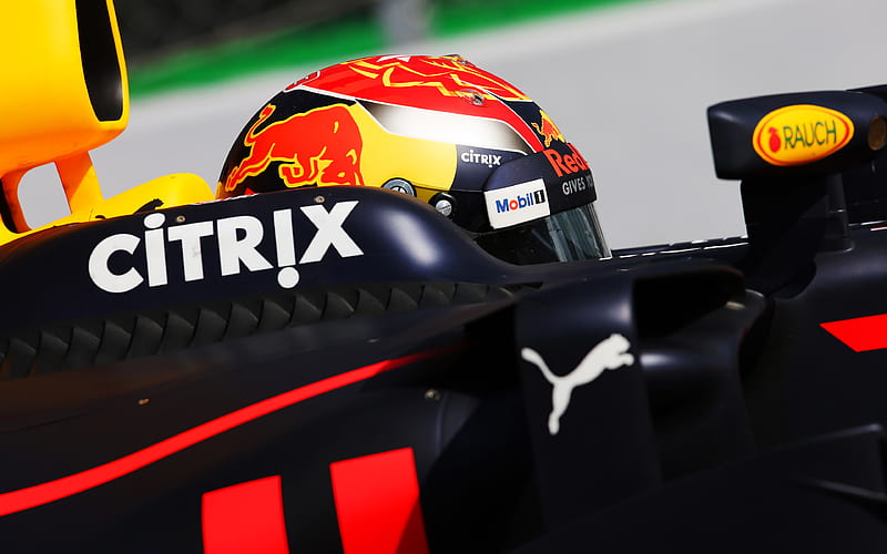 Max Verstappen, Dutch racing driver, Red Bull Racing, Formula 1, number 33, racing, Red Bull RB13, HD wallpaper