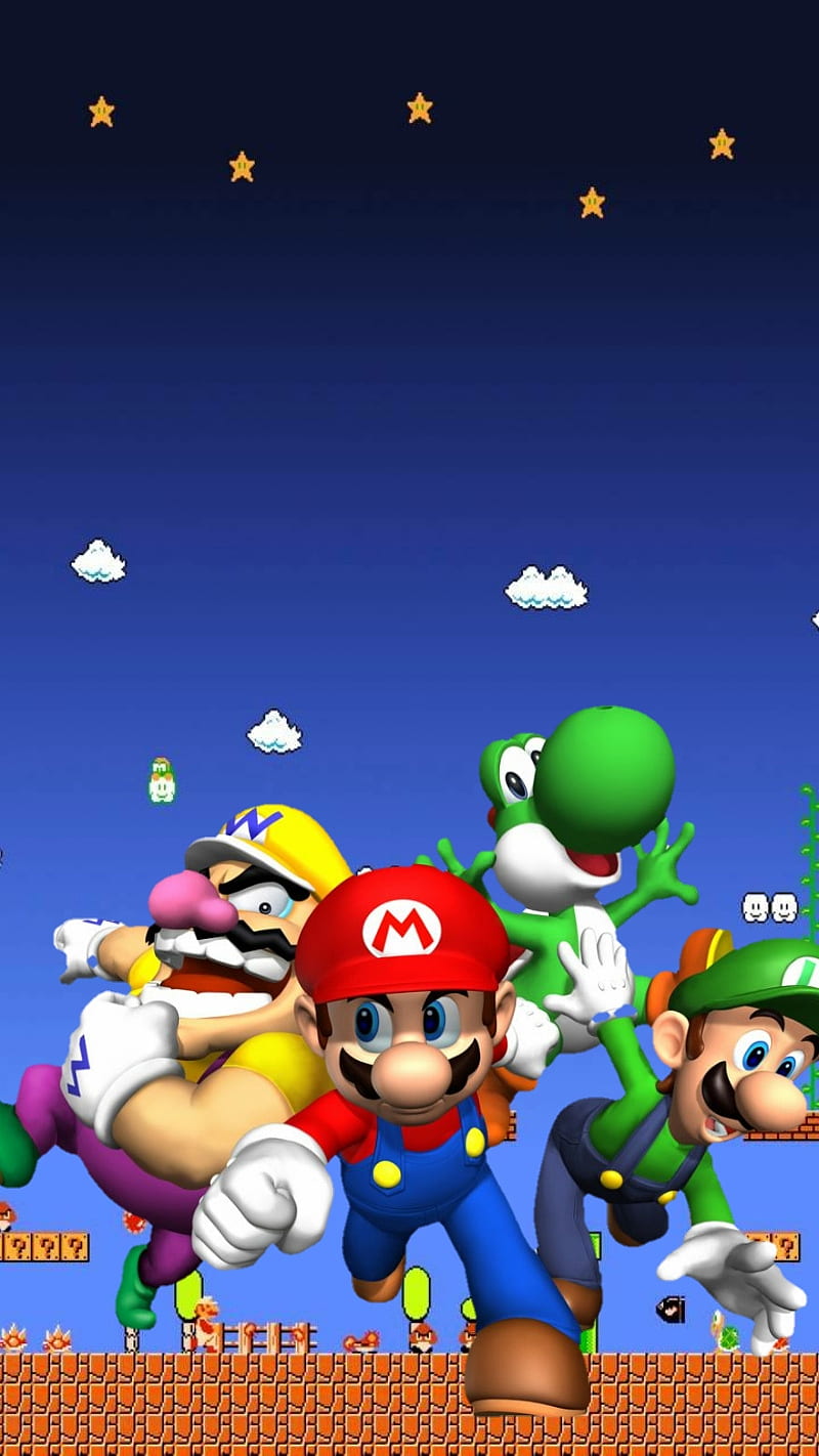 Mario bros, joshi, luilly, HD phone wallpaper