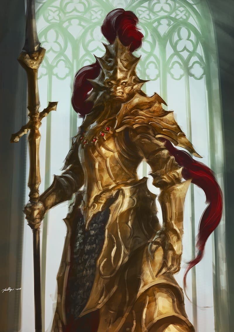 Dragonslayer Ornstein, Dark Souls Ornstein, HD phone wallpaper