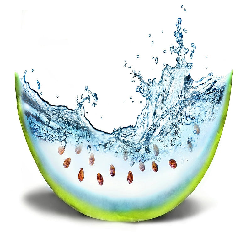 kiwi water, fruit, melon, watermelon, HD phone wallpaper