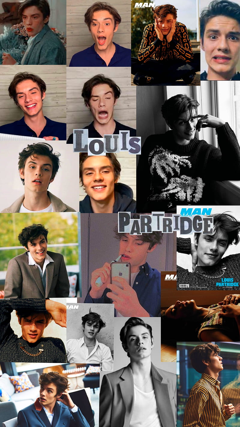 Louis partridge, daddy, collage, hot stuff, hot, stuff, HD phone wallpaper