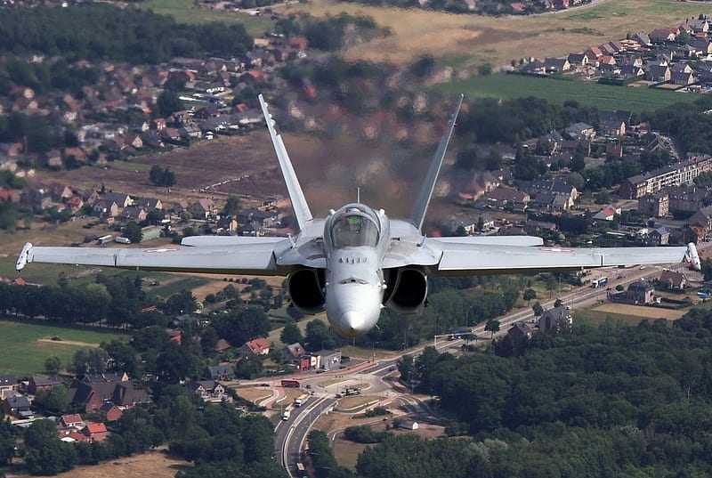 F-18 Hornet (Swiss Air Force), Jets, Swiss Air Force, F 18, F 18 Hornet, HD wallpaper