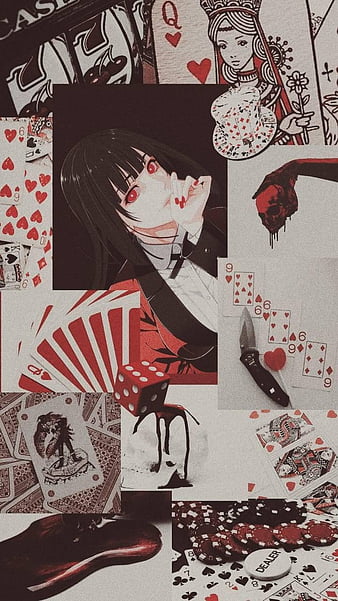 dark, anime and yumeko jabami - image #8888599 on