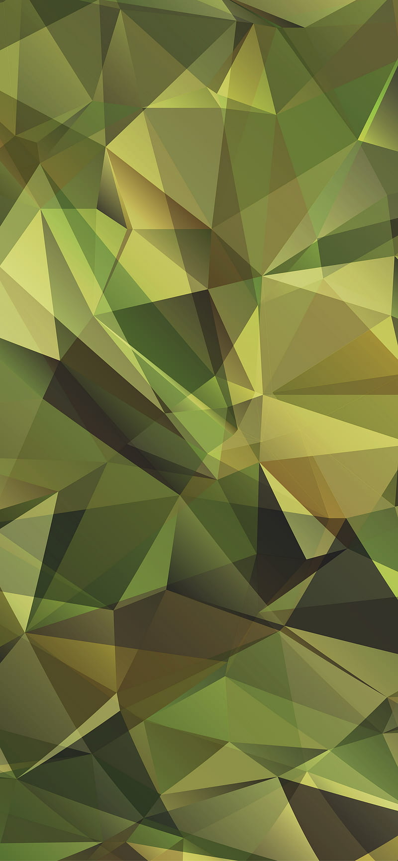 Camo Polygons, galaxy, logo, green, black, material, pattern, desenho, HD phone wallpaper