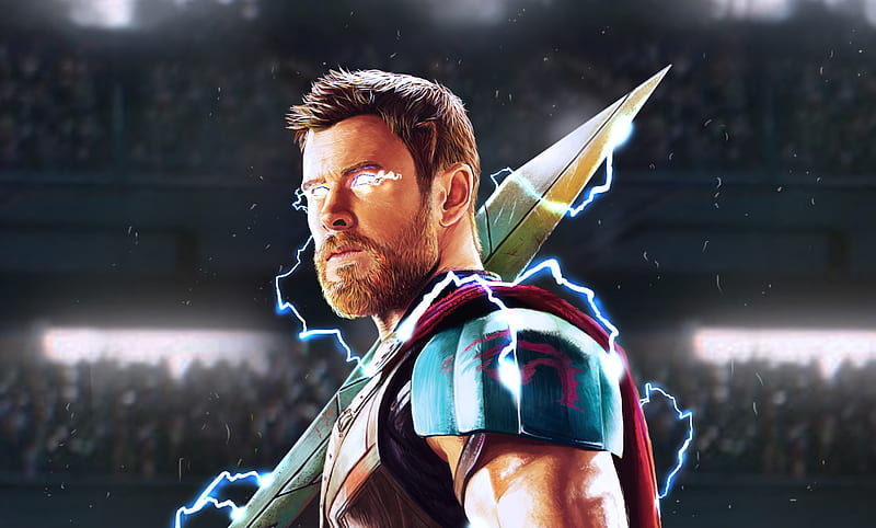 Thor God Of Thunder Artwork , thor, thor-ragnarok, movies, 2017-movies, artwork, artist, artstation, HD wallpaper