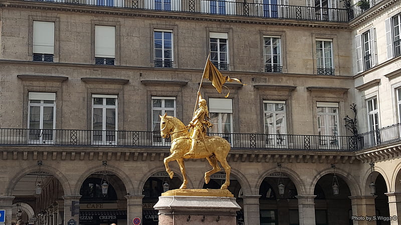 Joan of Arc Statue, Paris, France, Arc, Paris, France, Statue, Joan, HD wallpaper