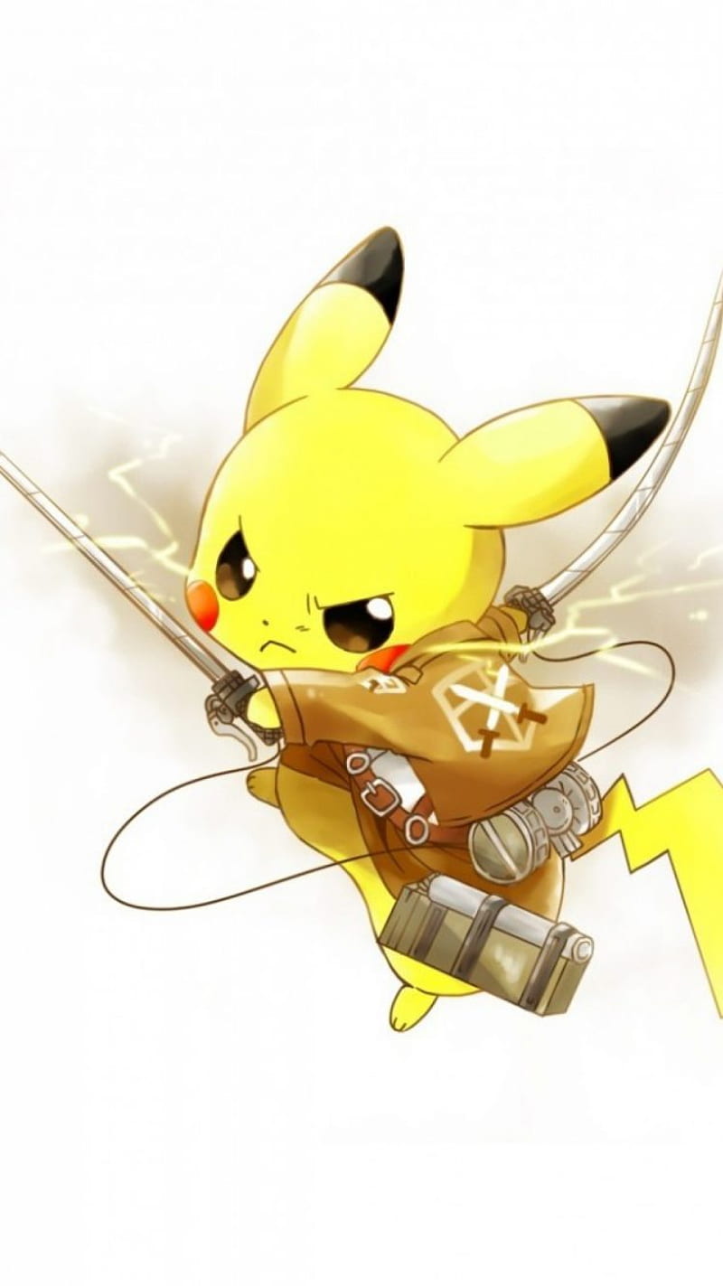 Pikachu, fight, pokemon, HD phone wallpaper