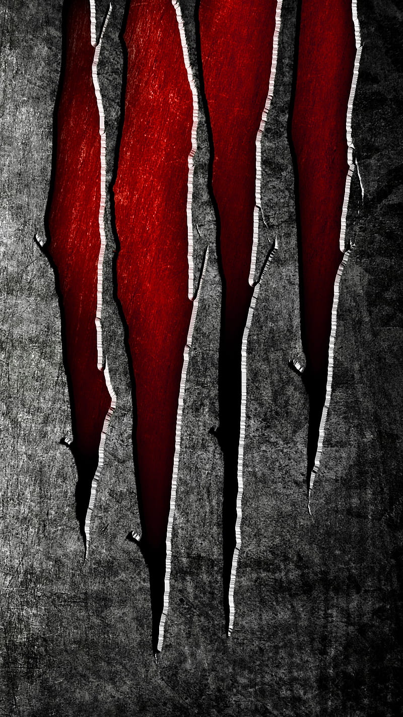 Metal abstract edge metallic phone red redsilver scratch wall HD  phone wallpaper  Peakpx