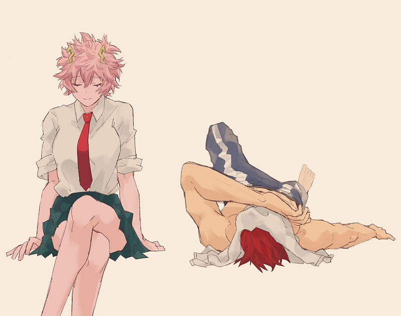 My Hero Academia, Mina Ashido, Eijiro Kirishima, HD wallpaper