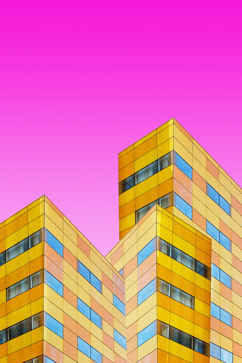 buildings, facades, architecture, geometry, symmetry, HD phone wallpaper