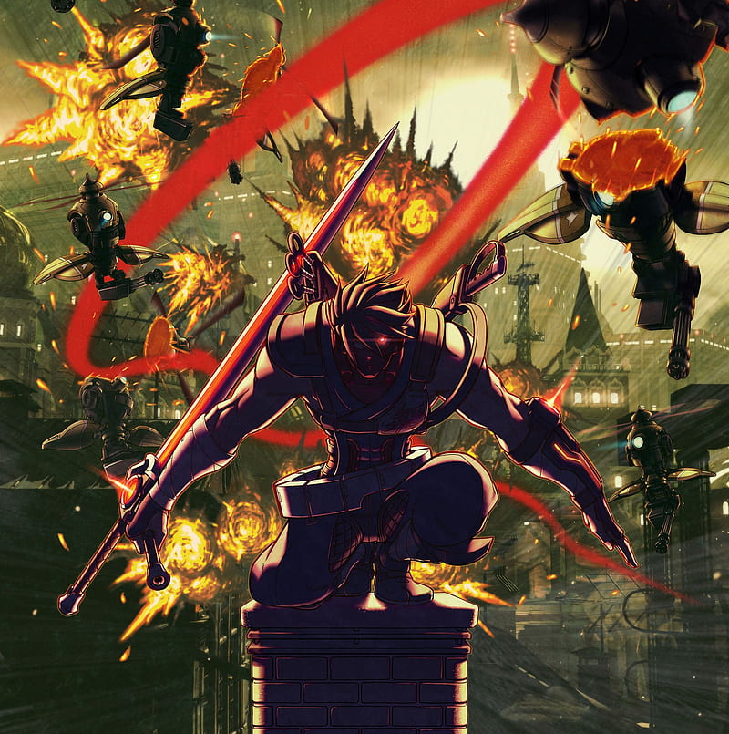 Strider Hiryu, ninja, capcom, HD phone wallpaper