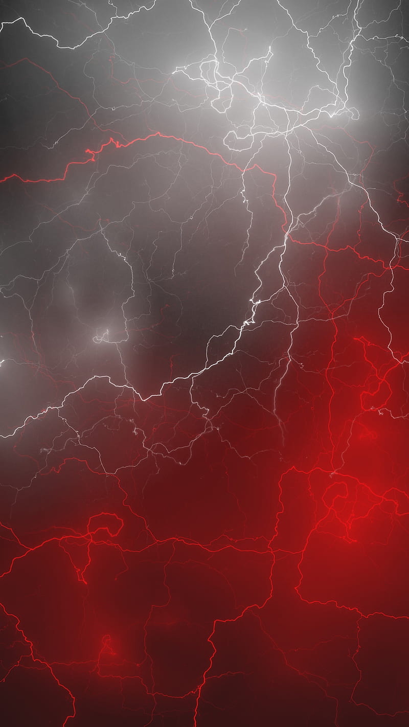 Magic Storm, FMYury, Magic, abstract, black, color, colors, electro, electronic, gradient, lighting, lightning, lights, lines, opposite, power, red, storm, white, HD phone wallpaper