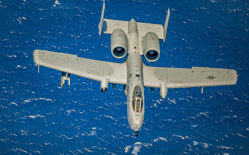 A-10C, Fairchild Republic A-10 Thunderbolt II, military aircraft, US Navy, American attack aircraft, USA, HD wallpaper