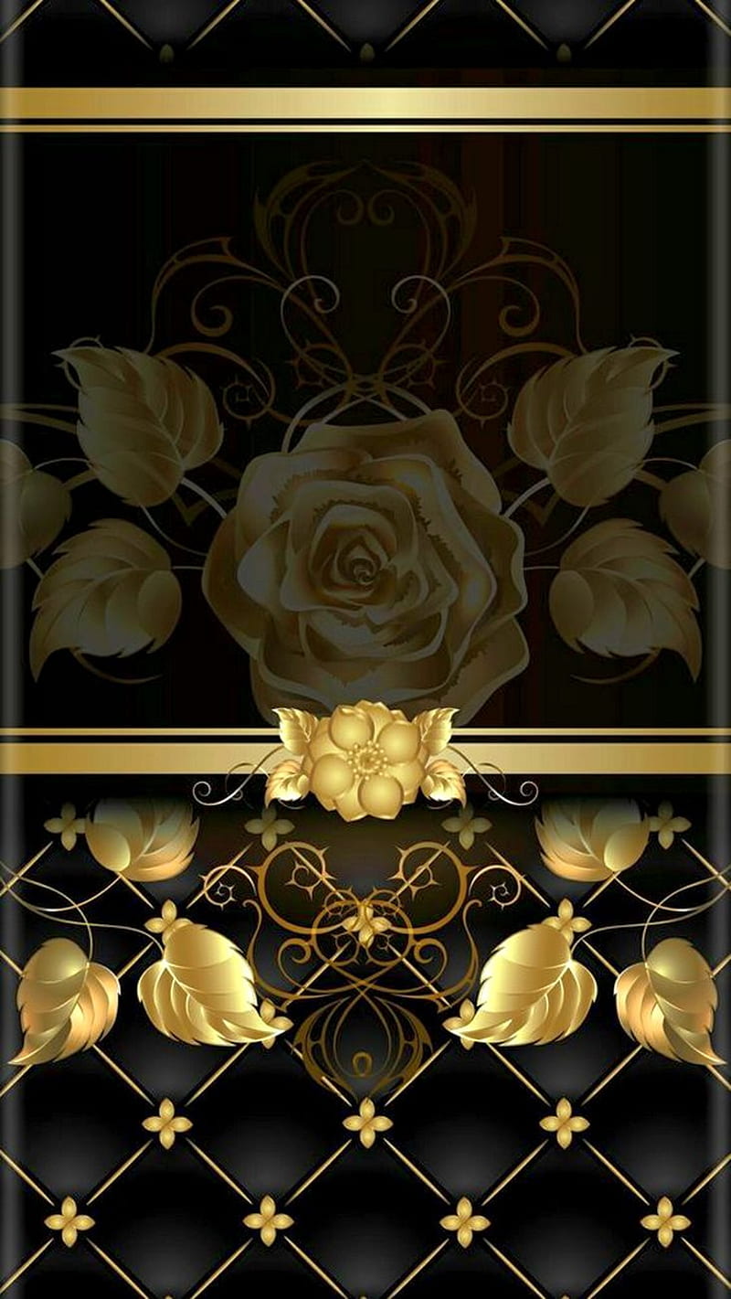 Gold Rose, best, black, new, nice, roses, themes, HD phone wallpaper |  Peakpx
