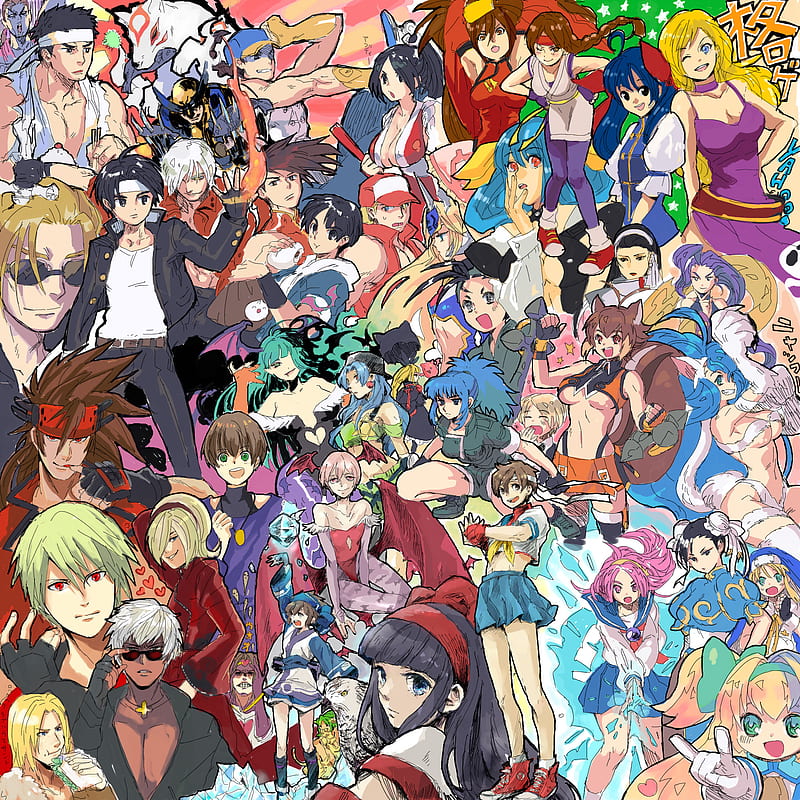 Fighting Games, guilty gear, street fighter, king of fighters, marvel vs capcom, blazblue, toshinden, fatal fury, samurai shodown, darkstalkers, garou mark of the wolves, HD phone wallpaper