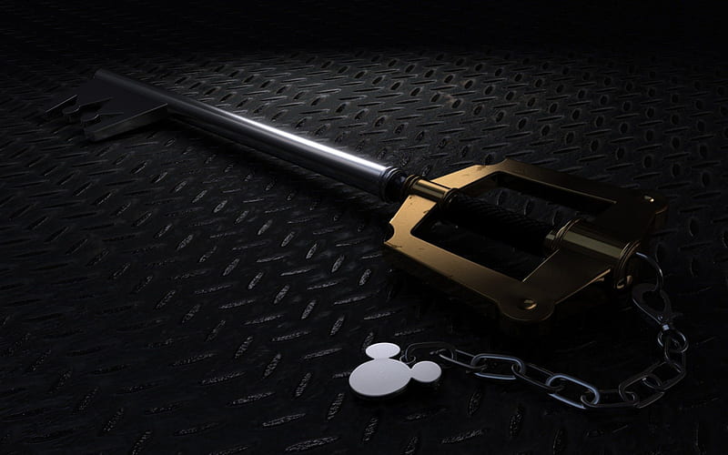 Kingdom Hearts, cant think of a fourth, black, sword, HD wallpaper Kingdom Hearts, cant think of a fourth, black, sword, HD wallpaper