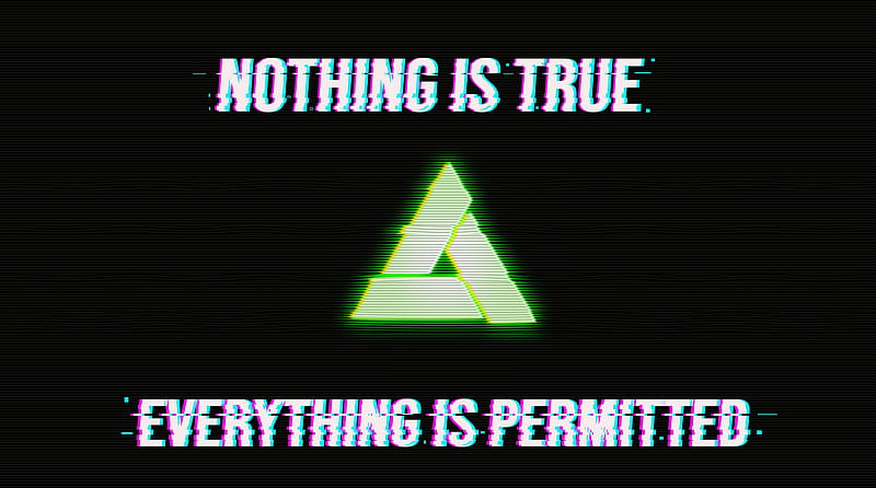 Nothing is True Ultra, Games, Assassin's Creed, Game, Quote, AssassinsCreed, HD wallpaper