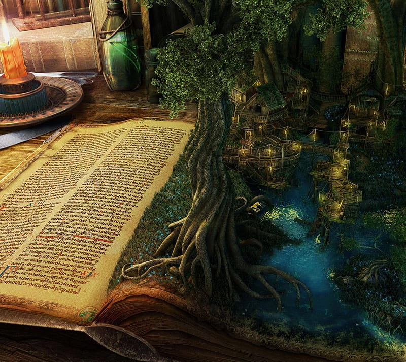 Book Magic, HD wallpaper