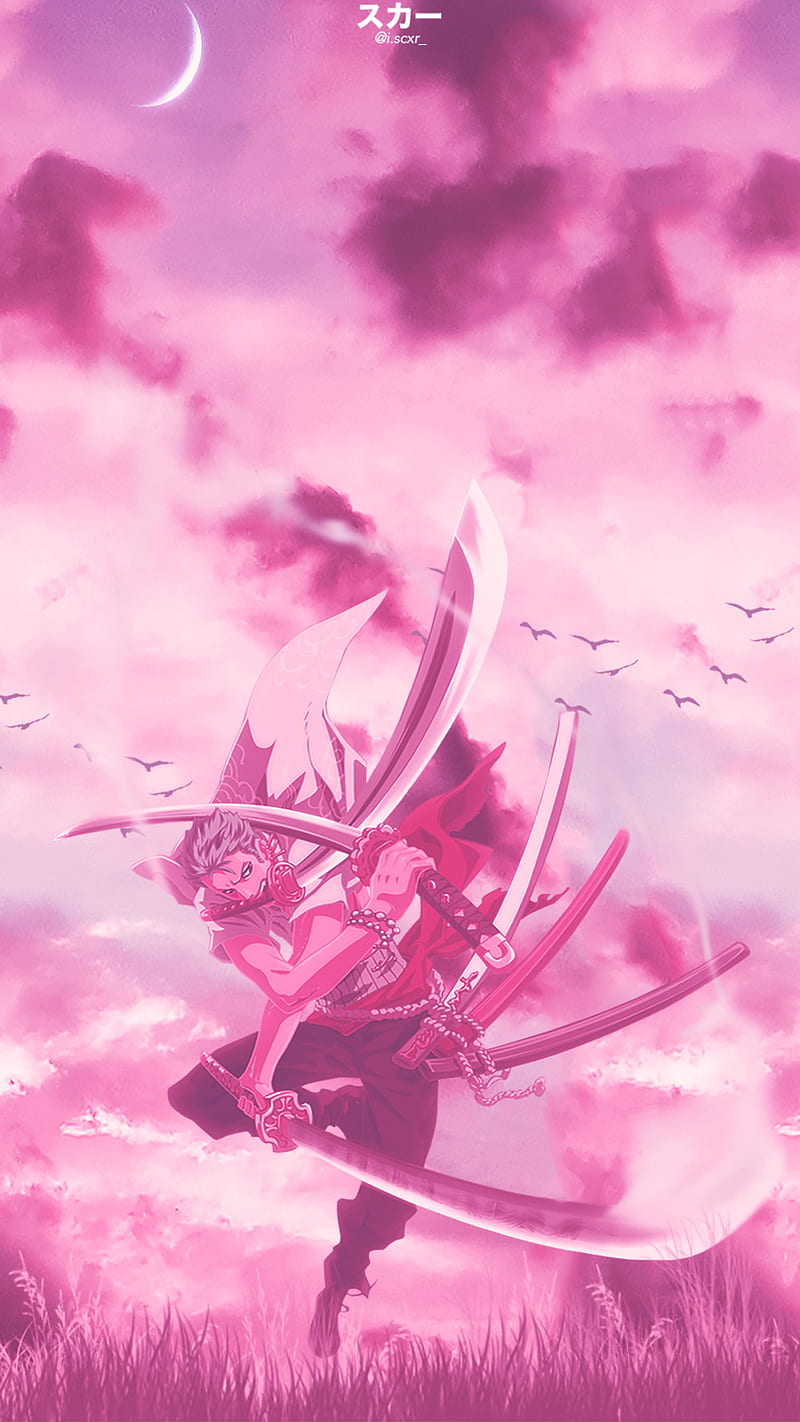 Anime girl Wallpaper 4K, Girly, Pink, Fantasy