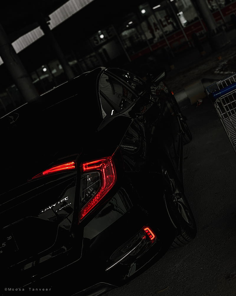 black honda civic wallpaper