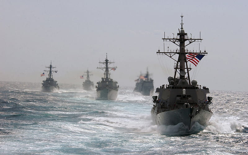 USS Porter, DDG-78, destroyer, United States Navy, US army, battleship, US Navy, Arleigh Burke-class, HD wallpaper